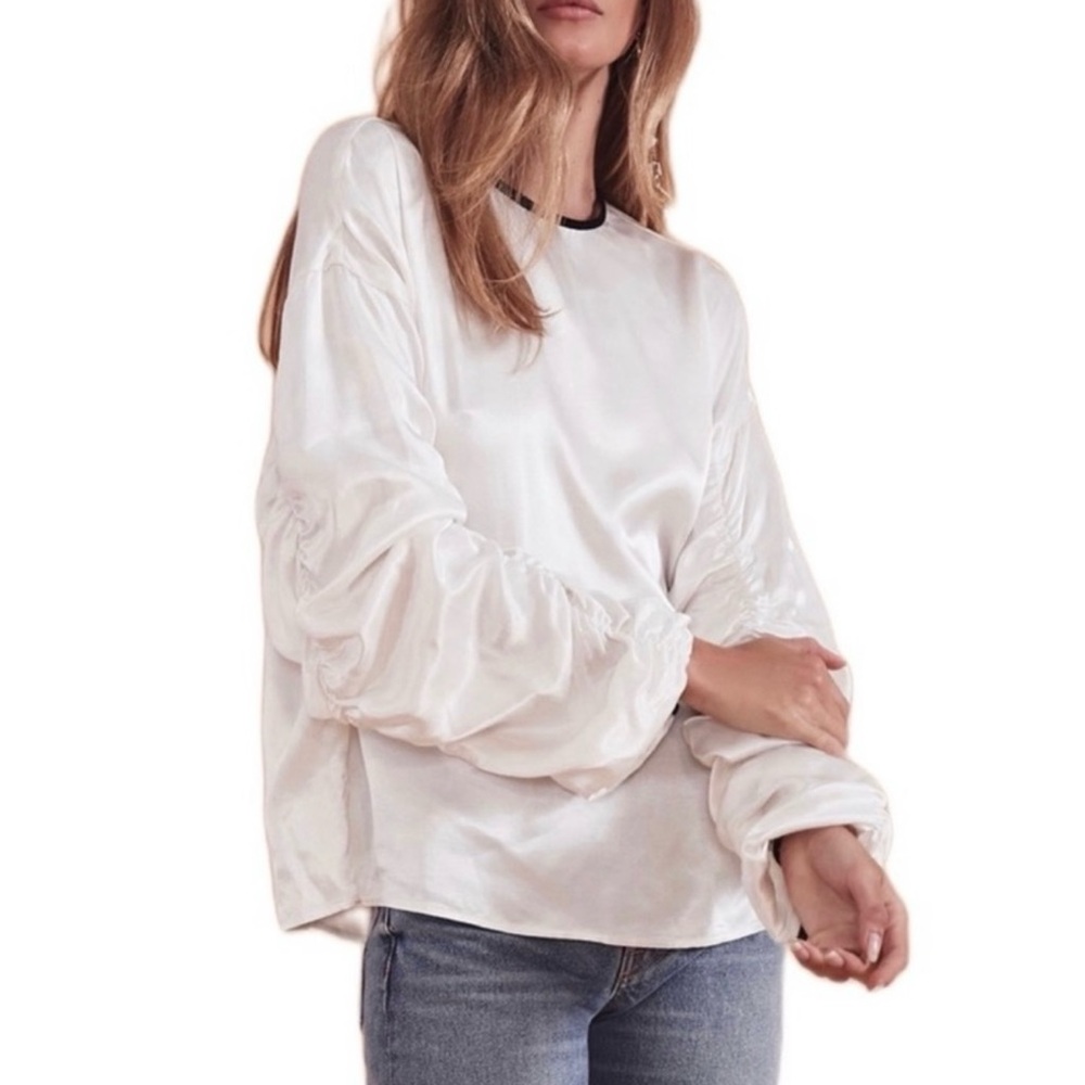 NEW TULAROSA IVORY LONG SLEEVE TOP